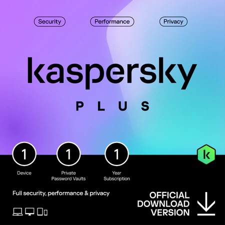 Kaspersky Plus 1 Devices, 1 Year