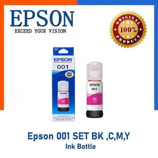 EPSON MAGENTA INK BOTTLE CARTRIDGE 001 (Y300)